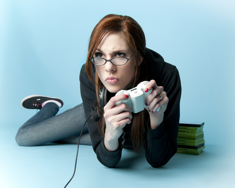 Gamer girl nerdy very images
